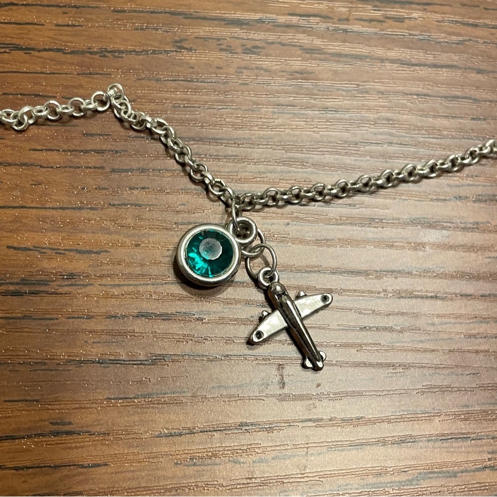 Airplane Charm Necklace